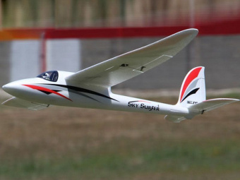Радиоуправляемый планер Top RC SKY SURFER красный 1400мм KIT