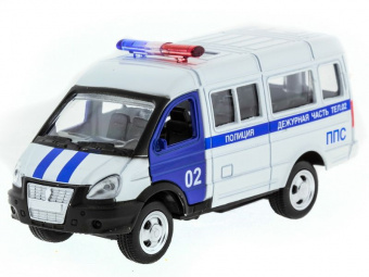 Машина ''АВТОПАНОРАМА'' инерц. ГАЗель (полиция) 1/50, в/к 14,5*8*5,5 см