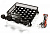 Realistic 1 /1 0 Scale Metal Luggage Tray 101x82mm with 4 LED Spot Light Set