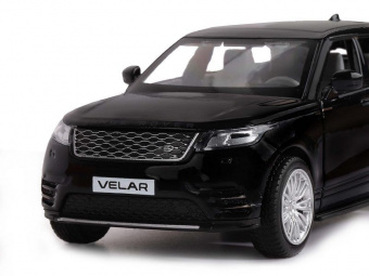 Машина ''АВТОПАНОРАМА'' Range Rover Velar, черный, 1/32, свет, звук, инерция, в/к 17,5*12,5*6,5