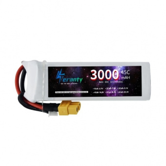 Аккумулятор LiPo Teranty 3000мАч 45C 14.8V XT60
