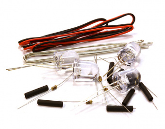 Комплект подсветки 10мм LED DIY (желтый)