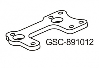 Carbon Fiber Center Diff Support Plate