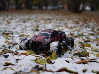 Радиоуправляемый монстр Remo Hobby MMAX (синий) 4WD 2.4G 1/10 RTR