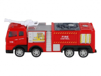 Машина AUTODRIVE Пожарная 16см инерционная, в/п 26,4*4*18,5см, ,