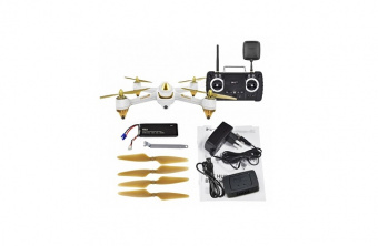 Радиоуправляемый квадрокоптер Hubsan X4 H501S Pro GPS FPV RTF 2.4G (белый)