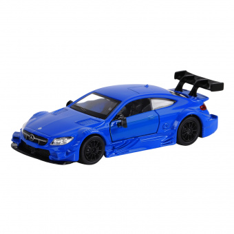 Машина АВТОПАНОРАМА Mercedes-AMG C 63 DTM, синий, 1/43, инерция, откр. двери, в/к 17,5*12,5*6,5
