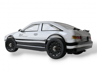 Радиоуправляемая машина для дрифта Remo Hobby RACING & DRIFT (бело-черная) 4WD 2.4G 1/14 RTR