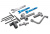 Радиоуправляемый монстр ДВС TRAXXAS Revo 3.3 Nitro 1:10 4WD TQi Bluetooth module TSM Синий