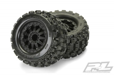 Колеса в сборе Proline F-11 Black Wheels + Badlands MX28 2.8'' All Terrain Tires