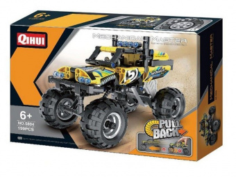 Конструктор Qihui Mechanical Master Монстр-трак Киборг совместим с QH5803, инерционный (199 деталей)
