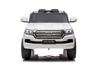 Детский электромобиль Toyota Land Cruiser (12V, пульт управления) Белый