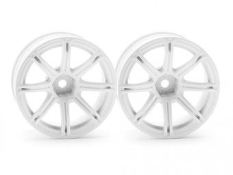 Диски туринг 1/10 - WORK EMOTION XC8 26мм WHITE (9мм OFFSET) 2шт