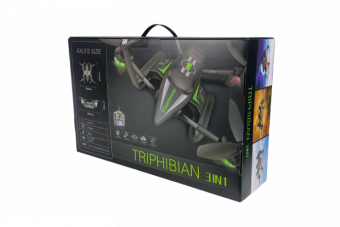 Радиоуправляемый квадрокоптер WL Toys Triphibian RTF 2.4G Черный