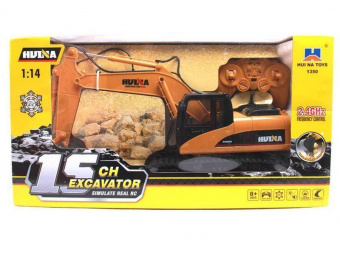 Радиоуправляемый экскаватор HUI NA TOYS 2.4G 15CH 1/16 RTR