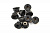 NUTS, 4MM SERRATED, FLANGED NY