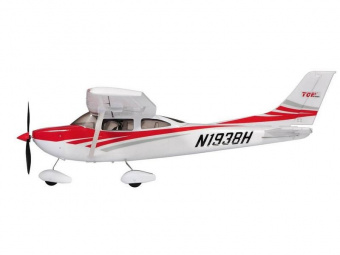 Радиоуправляемый самолет Top RC Cessna 182 400 class красная 965мм KIT