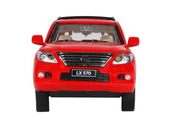 Машина ''АВТОПАНОРАМА'' Lexus LX570, красный, 1/32, свет, звук, инерция, в/к 17,5*13,5*9 см