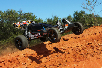 Радиоуправляемая багги TRAXXAS Bandit VXL 1:10 Brushless 2WD RTR Зеленая