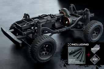 Трофи модель CMX от MST (Max Speed Technology) 1/10 4WD набор для сборки KIT 267mm с мотором и регул