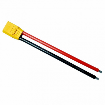 Разъем Amass XT90 (male) на проводе 10cm 12AWG