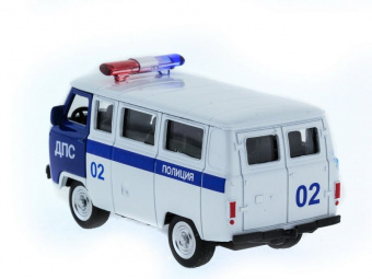 Машина ''АВТОПАНОРАМА'' инерц. УАЗ (ДПС) 1/50, в/к 12*7*5,5 см