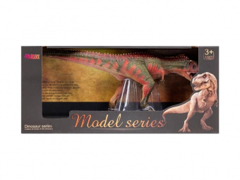 Игрушка динозавр MASAI MARA MM206-003 серии Мир динозавров Карнотавр, фигурка длиной 30 см