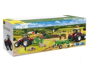 Р/У фермерский трактор Korody с зерновой сеялкой, двойные колеса 1/24 2.4G 6CH RTR