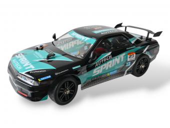 Радиоуправляемая машина для дрифта Remo Hobby RACING & DRIFT (черно-зеленая) 4WD 2.4G 1/14 RTR