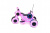 Детский электромотоцикл, цвет розовый Harleybella
