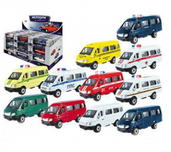 Машина Autotime ''ГАЗЕЛЬ'' в ассортименте 1:60