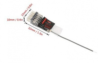 10-канальный приемник RadioLink R6DS (S-BUS, совместимость - AT9, AT9S, AT10, AT10II)