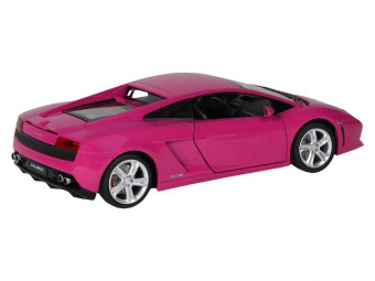 Машина ''АВТОПАНОРАМА'' Lamborghini Gallardo, розовый, 1/24, свет, звук, в/к 24,5*12,5*10,5 см
