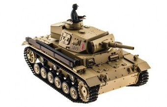 Радиоуправляемый танк Heng Long 1:16 Tauch Panzer III Ausf.H PRO 2.4GHz