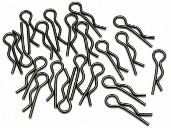 Клипсы кузовные 1/8..1/5 (8MM/BLACK) 20шт