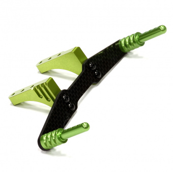 Стойки крепления корпуса задние (зел) 1/10 Traxxas Slash 2WD