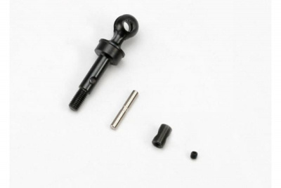 Stub axle, CV style (machined steel) (1)/ cross pin (1)/ drive pin (1)