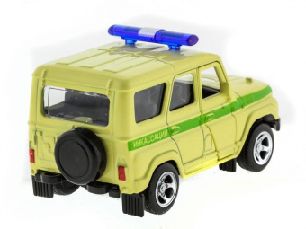 Машина ''АВТОПАНОРАМА'' инерц. УАЗ (инкассация) 1/50, в/к 12*7*5,5 см