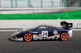 Радиоуправляемый автомобиль Kyosho 1:10 Put EP FAZER Mclaren F1 GTR Gulf 4WD 2.4 Ghz, электро, RTR