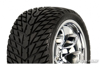 Колеса в сборе трак 1/10 - Road Rage M2 2.8'' (30 Series) Street (2шт) хром/ Nitro Front