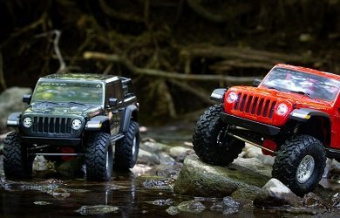 Модель для трофи Axial 1/10 SCX10 III Jeep JT Gladiator Rock Crawler with Portals RTR (красный)