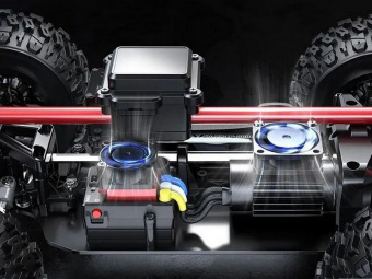 Радиоуправляемый монстр MJX Hyper Go 14209 Brushless 4WD 2.4G LED 1/14 RTR