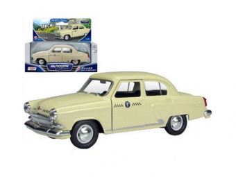 Машина Autotime ''ГАЗ-21 ''ВОЛГА'' такси ''на Дубровку'' 1:43