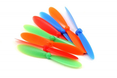 Rotor blade set, red (2), blue (2), green (2), orange (2)