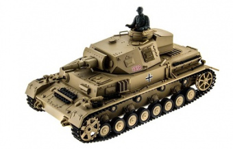 Радиоуправляемый танк Heng Long 1:16 DAK Pz. Kpfw.IV Ausf. F-1 2.4GHz