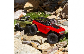 Модель для трофи 1:24 Axial SCX24 Deadbolt 4WD, электро, RTR (красный)