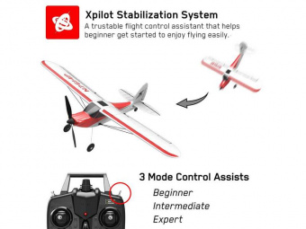 Радиоуправляемый самолет Volantex RC Sport Cub 500мм 2.4G 4ch LiPo RTF with Gyro