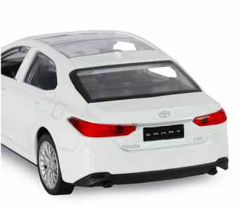 Машина АВТОПАНОРАМА Toyota Camry, белый, 1/43, откр. двери, инерция, в/к 17,5*12,5*6,5 см