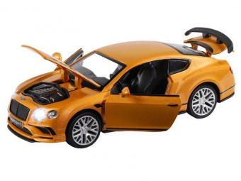 Машина ''АВТОПАНОРАМА'' Bentley Continental Supersports, оранжевый, 1/32, в/к 17,5*12,5*6,5 см