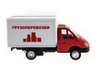 Машина ''АВТОПАНОРАМА'' ГАЗель (грузоперевозки) 1/28, в/к 24*14*12 см